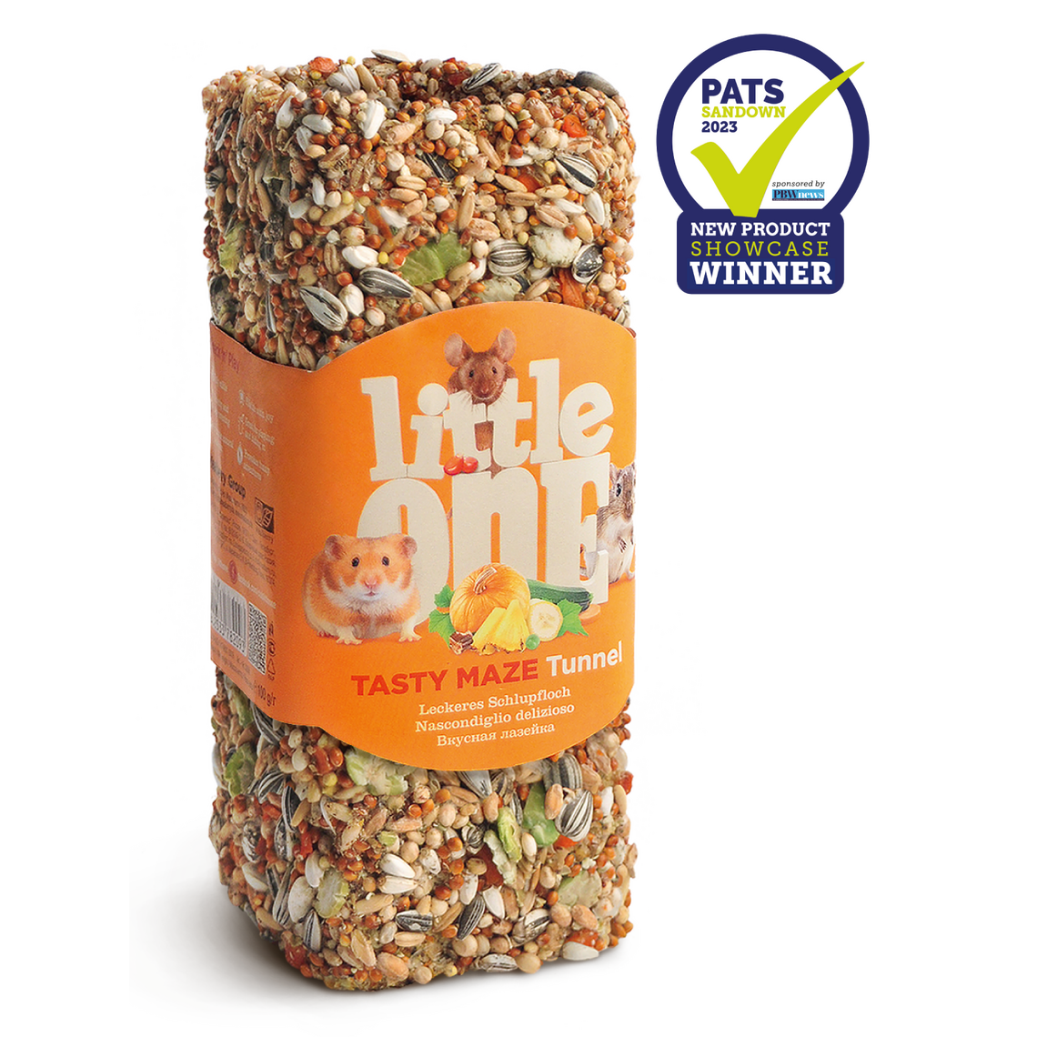 LITTLE ONE Туннель малый «Вкусная лазейка». Лакомство-игрушка для грызунов,100г