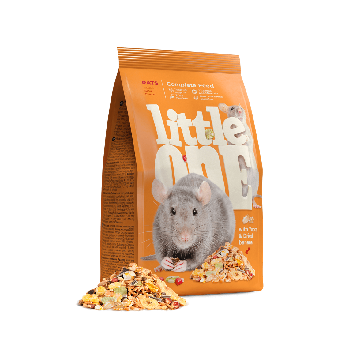 LITTLE ONE Корм для крыс 400 гр