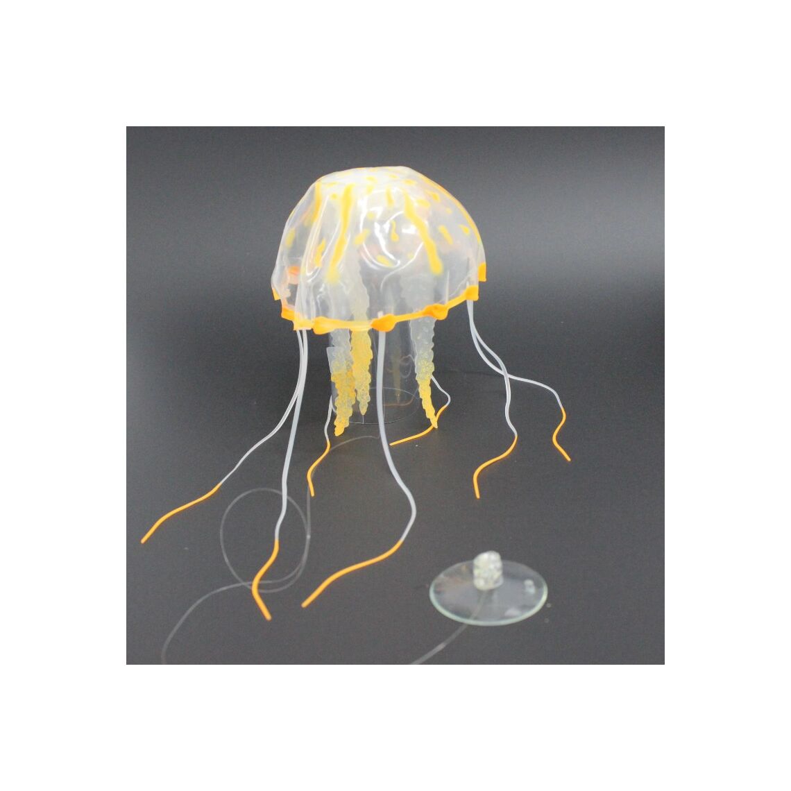 Декор Медуза силиконовая малая (цвет в ассортименте)