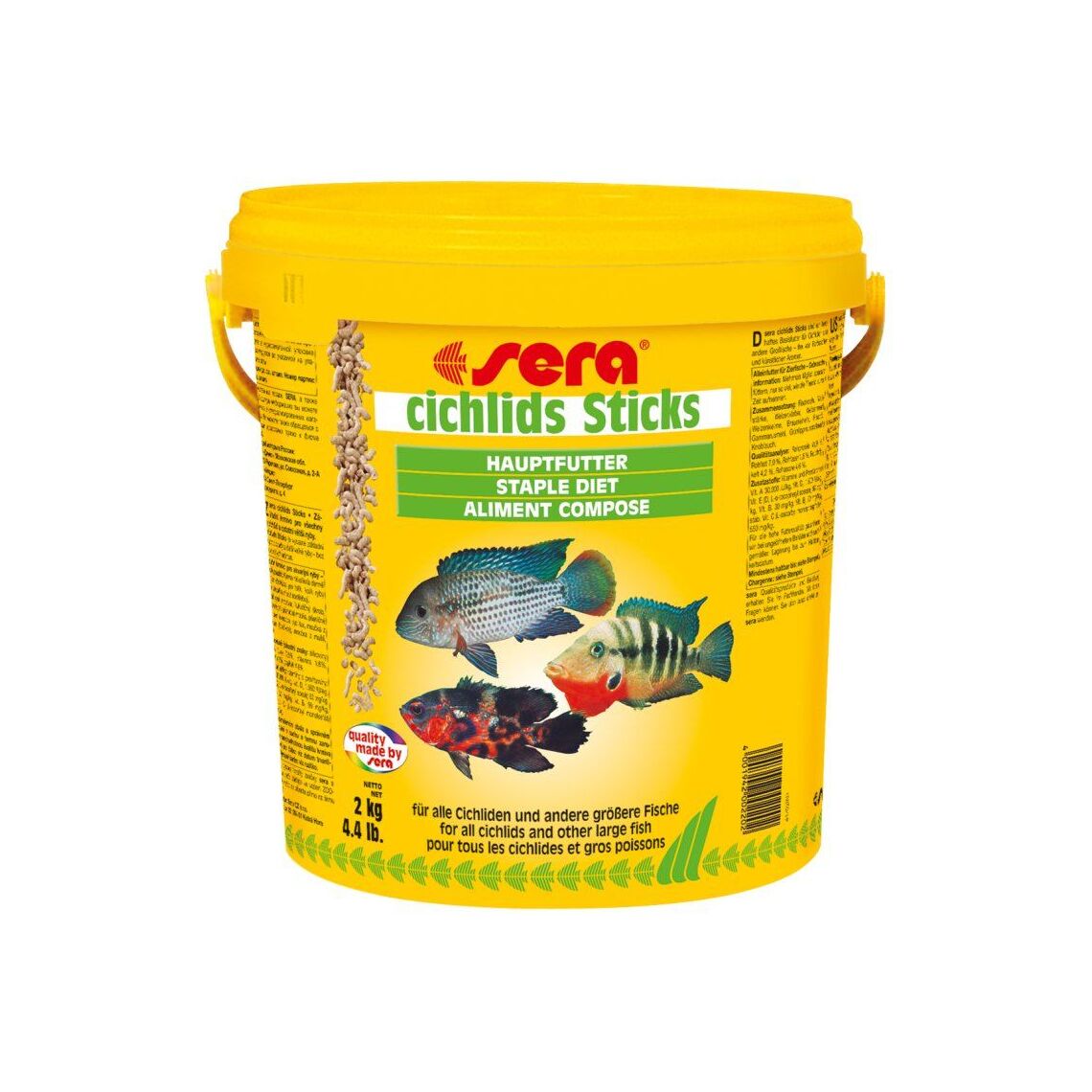 SERA Cichlids Sticks10л,ведро