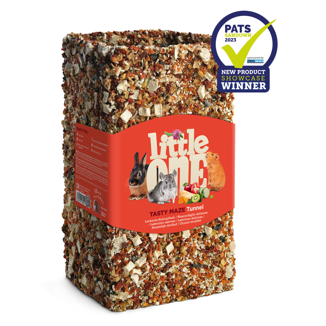 LITTLE ONE Туннель большой Лакомство-игрушка для кроликов и морских свинок
