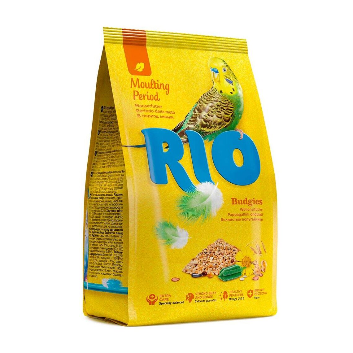 РИО корм для волнистых попугаев в период линьки 1 кг