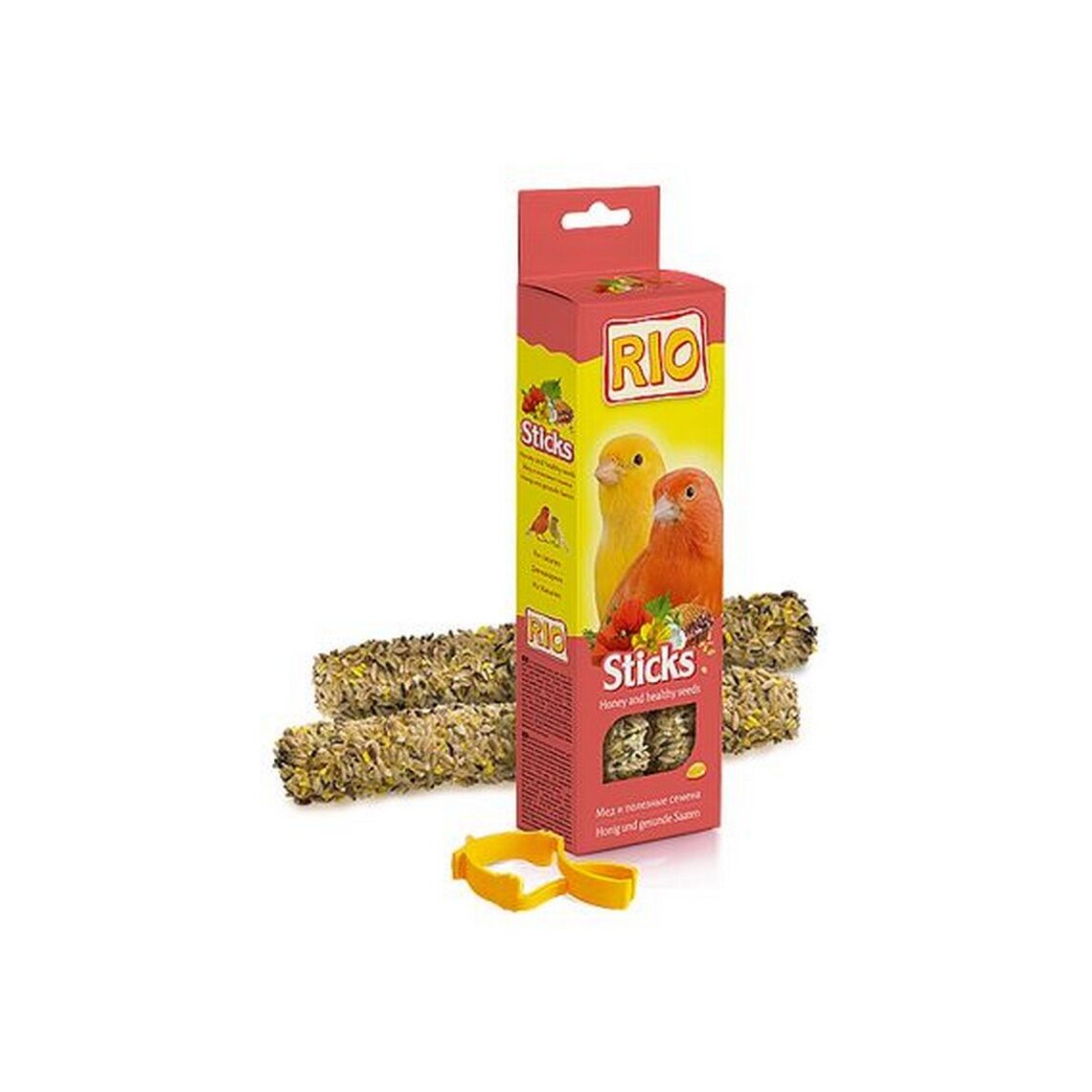 РИО палочки для канареек с медом и полезными семенами 2х40 гр