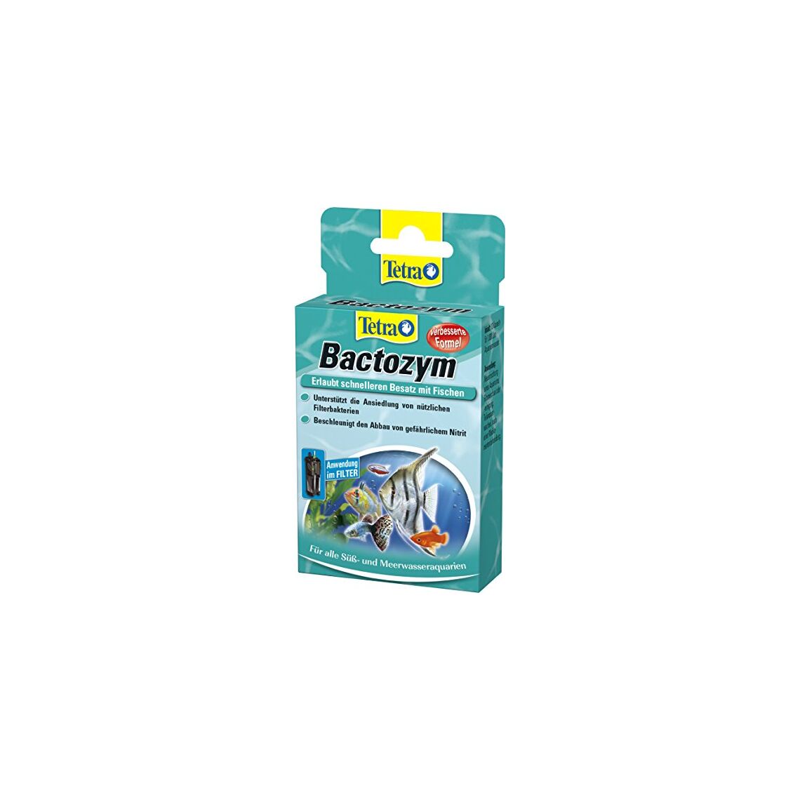 TETRA Bactozym Биостартер бактерии для запуска 10 капсул на 1000 л