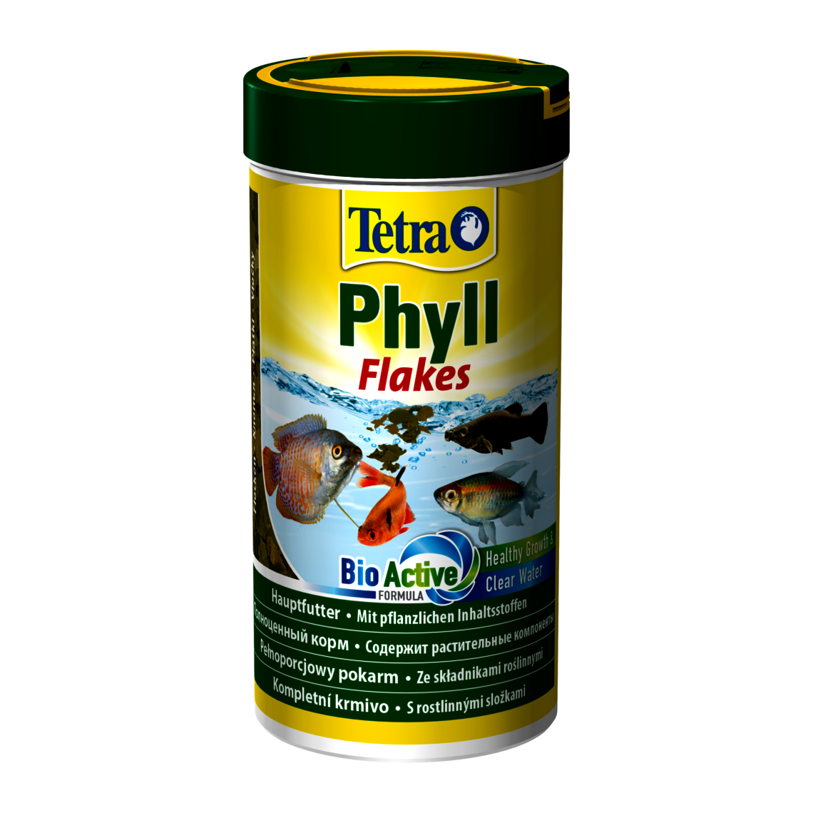 TETRA Phyll Flakes растительные хлопья для всех видов рыб 100 мл
