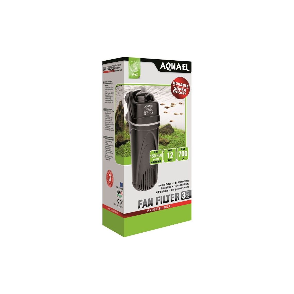 AQUAEL Фильтр внутренний FAN-3 150-250 л 700л/ч