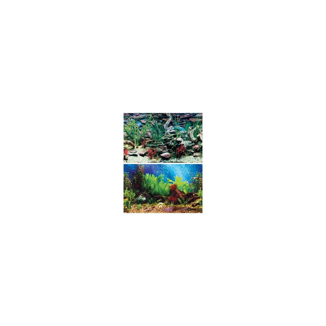 Фон двухсторнний 60 см PennPlax Тропическое море/Каменистое дно