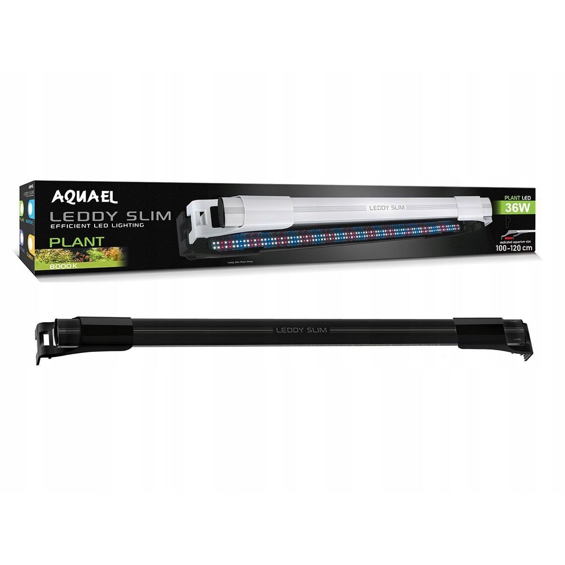 AQUAEL Светильник LEDDY SLIM PLANT 36W 100-127 cм  черный