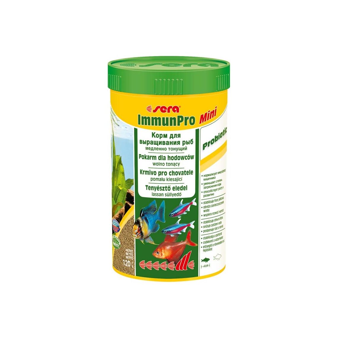 SERA ImmunPro Mini корм для выращивания рыб 250 мл