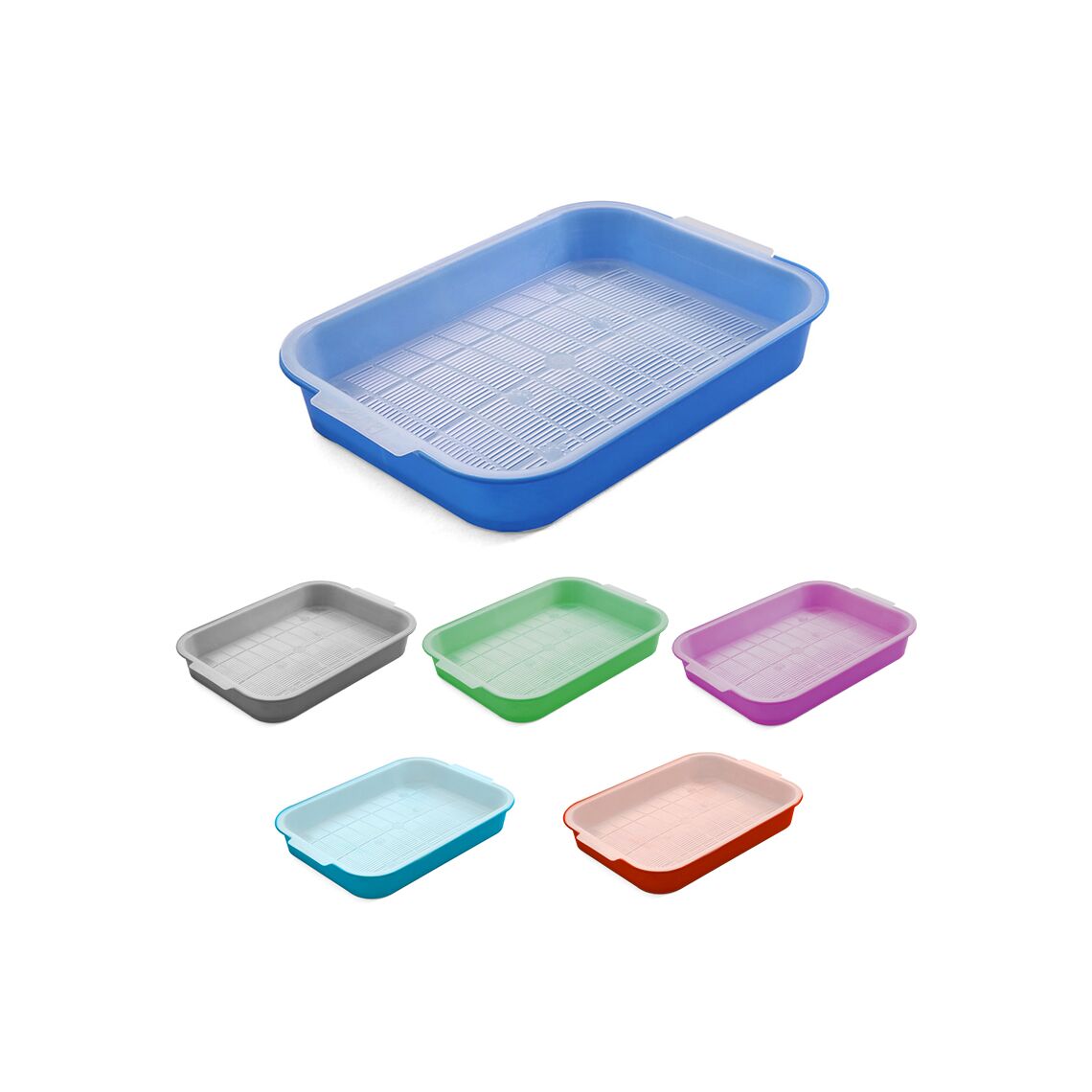 Gamma Туалет для кошек Стандарт с сеткой 380*280*55мм.