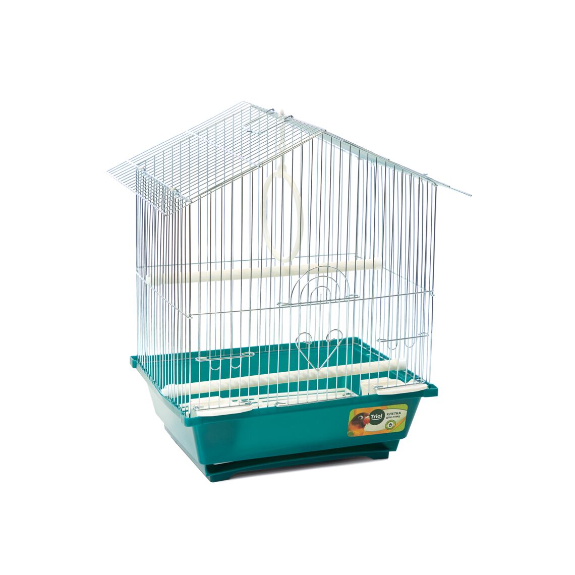 Клетка для птиц 2101Z, цинк, 300x230x390 мм, Triol