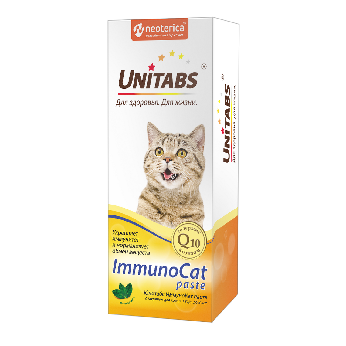 Unitabs ImmunoCat Паста витаминно-минеральная для иммунитета c Q10 120 мл