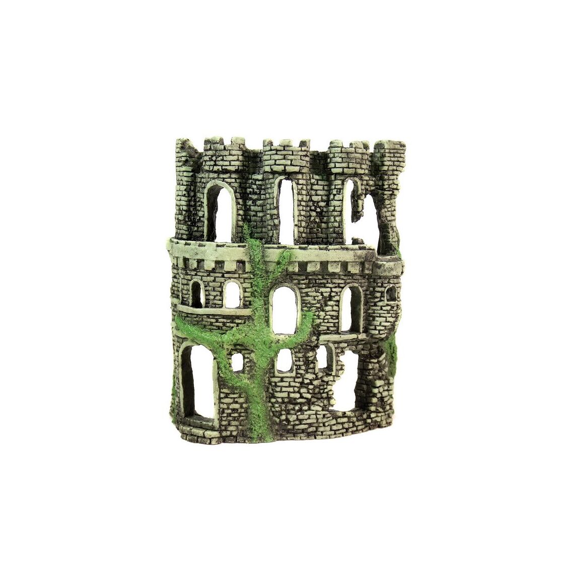 DEKSI Грот Крепость №295 угловая максирующая декорация 19,5*9*22 см