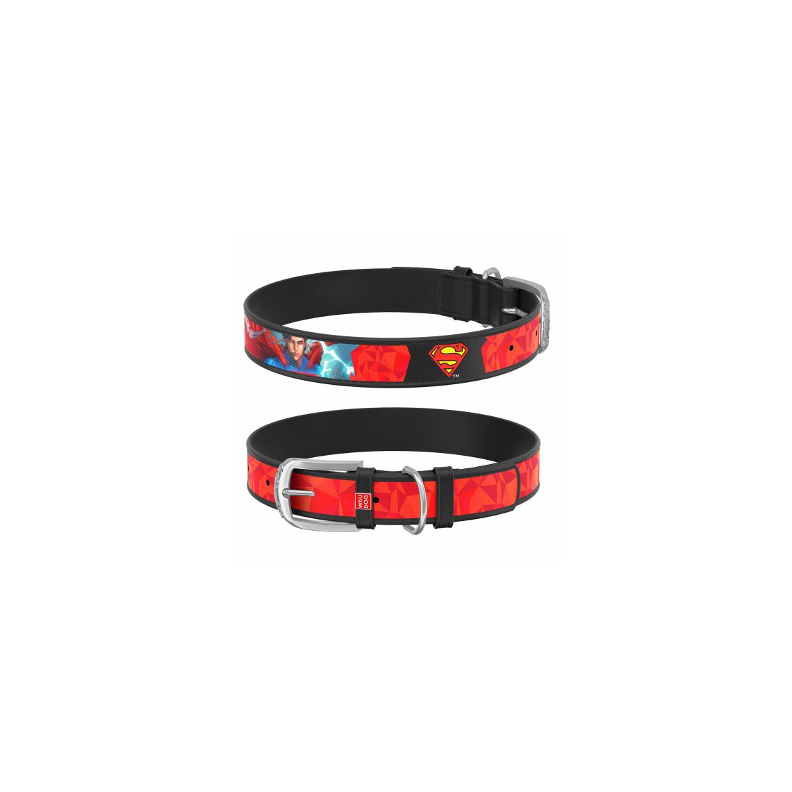 Ошейник WAUDOG Design 12 мм 18-24cм Супермен1