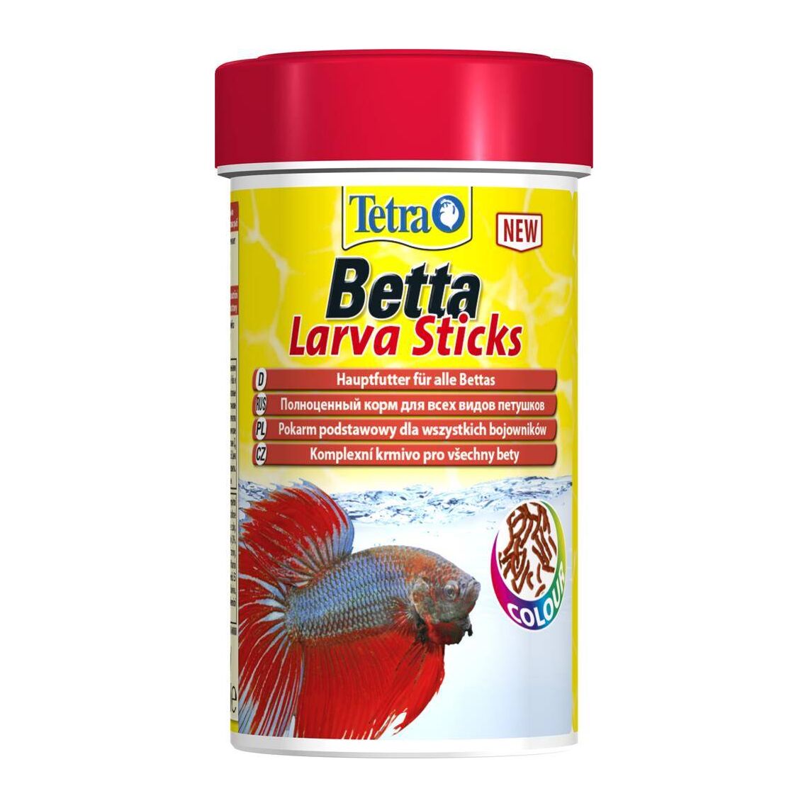TETRA Betta Larva Stics корм для петушков 100 мл плавающие палочки