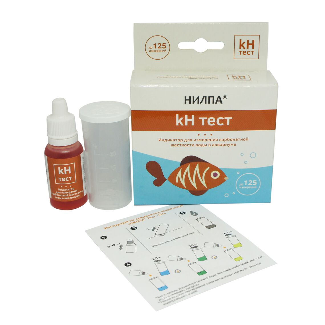 НИЛПА Тест для воды kH ( карбонатная жесткость)