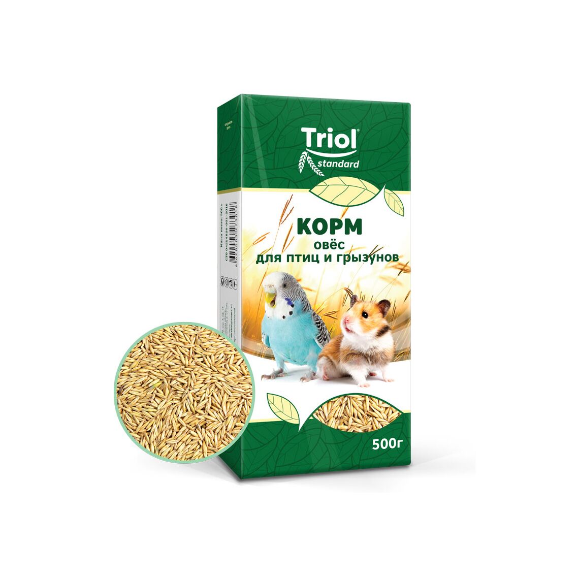 Тriol Standard Корм для птиц и грызунов "Овёс", 500г