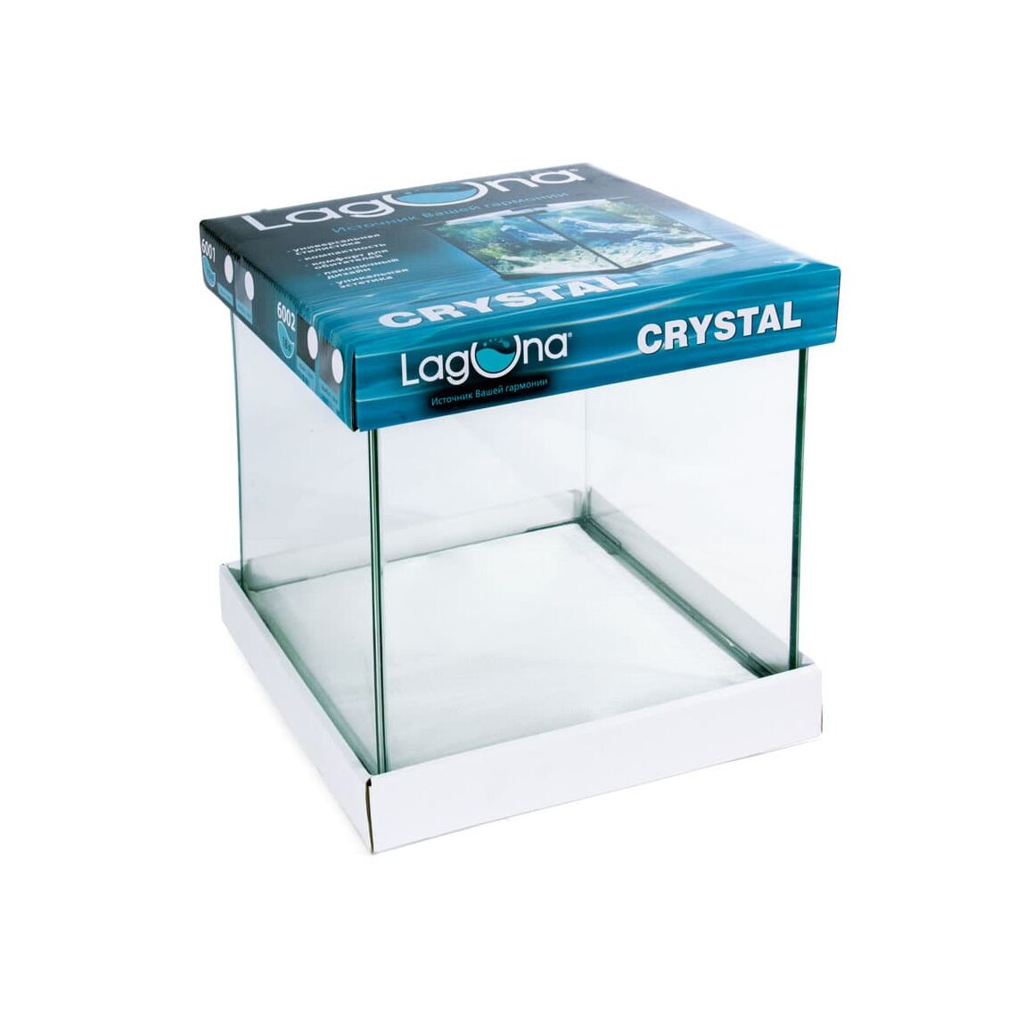 Аквариум Crystal Laguna 18 л 25*25*30 см серебро