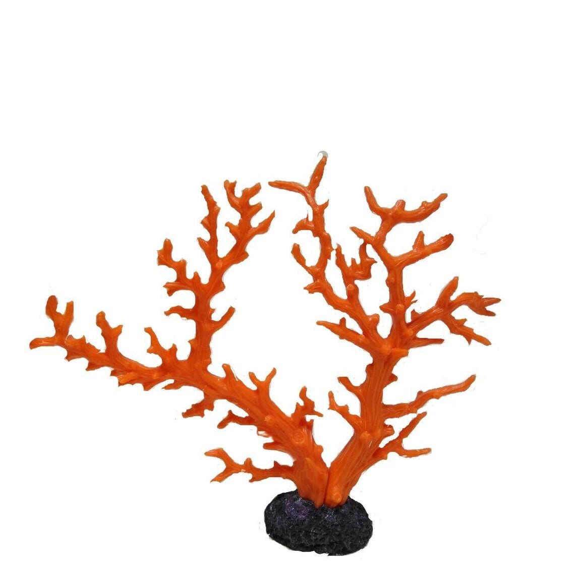 Коралл пластик оранж 34х7х26см