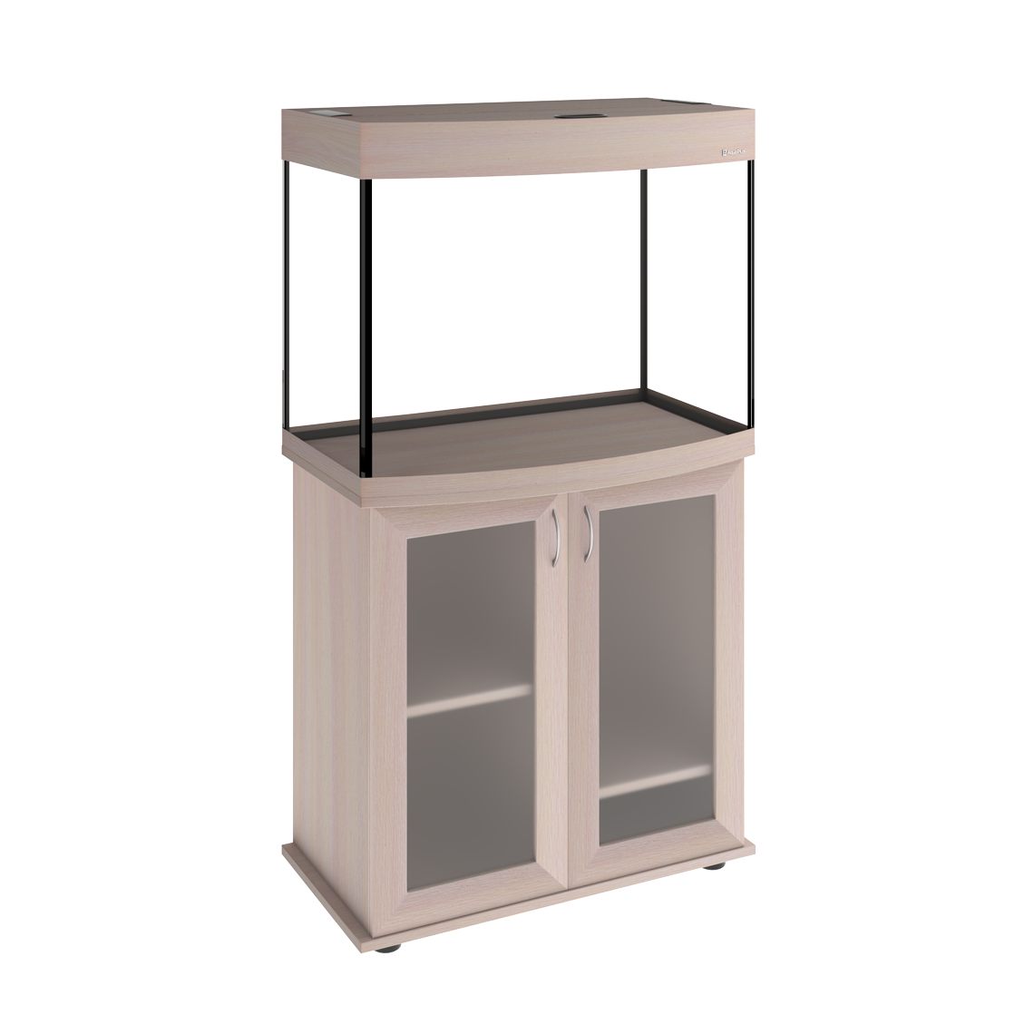 Аквариумный комплекс  Aqua Plus Фигурный 105 л дуб выбеленный