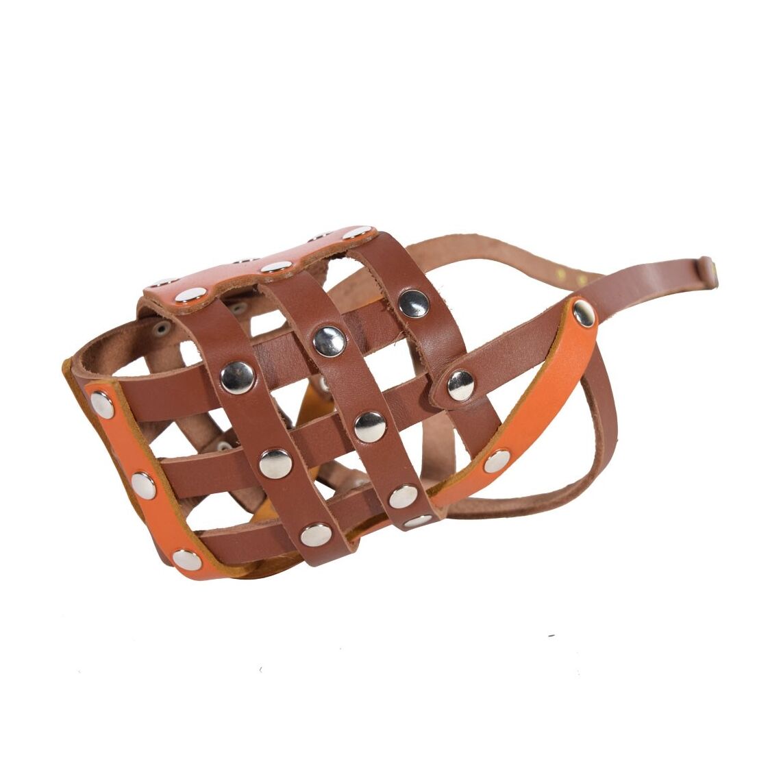 Намордник кожаный (305) №5 Buddy Ротвейлер обхват 38см длинна 15см