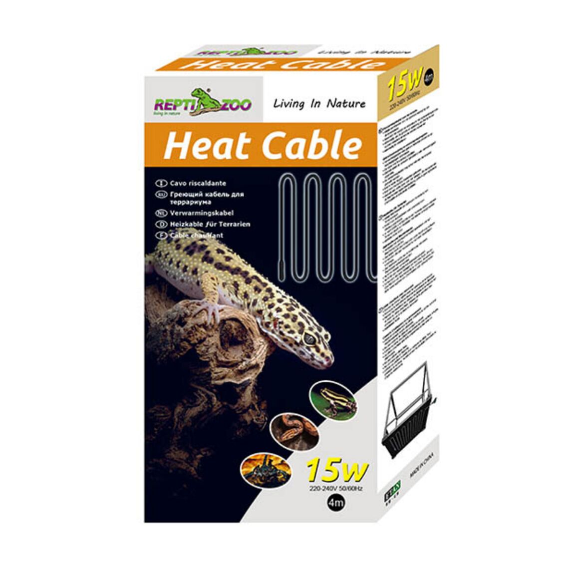 Repti-Zoo Греющий кабель для террариума 15 Вт 4000мм
