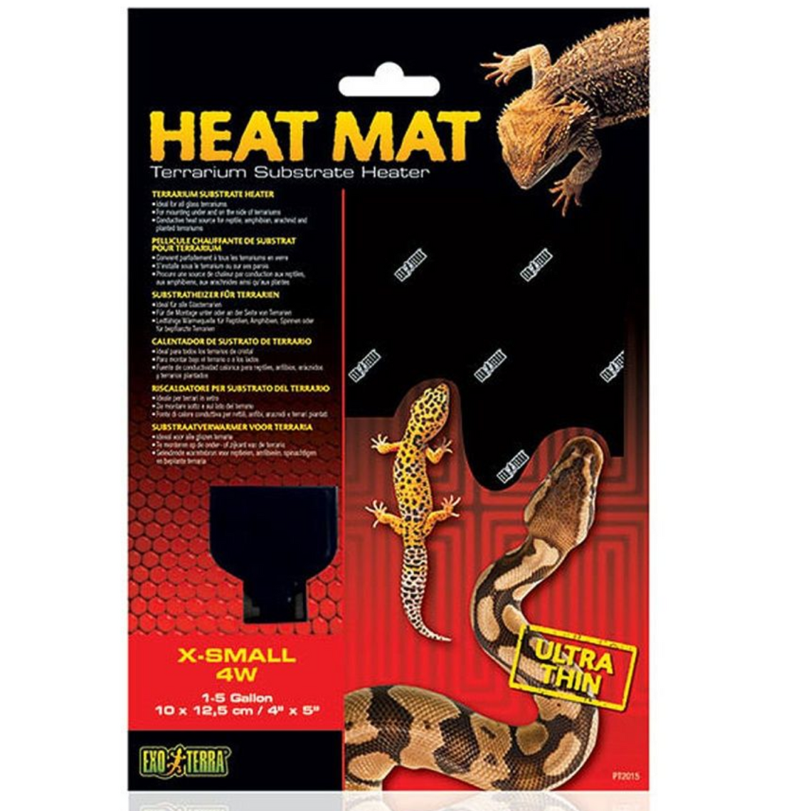 Коврик для рептилий с обогревом 4 вт 10*12.5 см  EXO TERRA