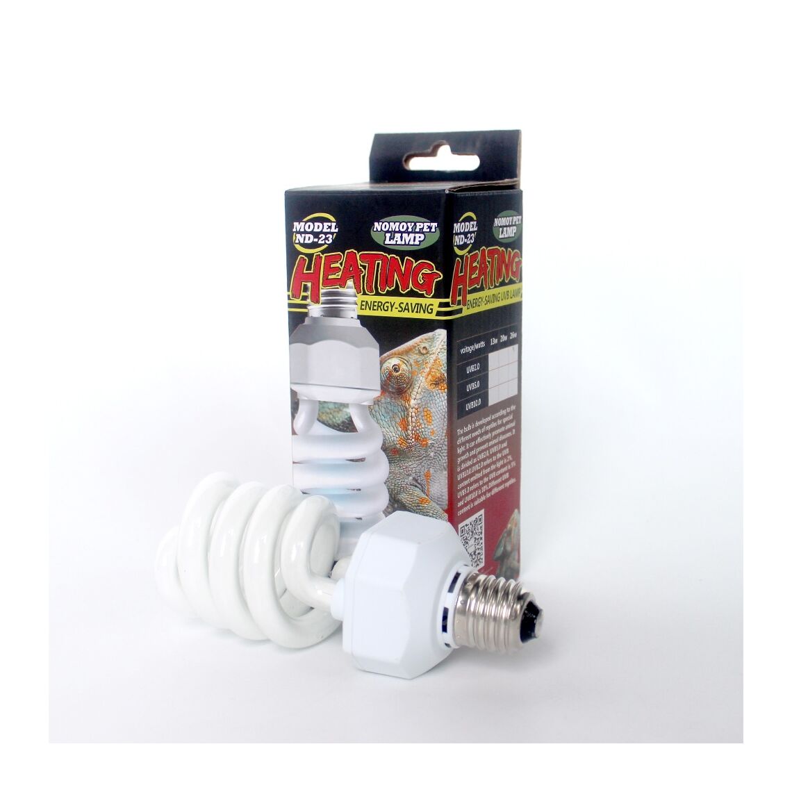NomoyPet Лампа для террариума UVB 10.0 13Вт Е27 (витамин D3 и кальций)(ND-23-10-13W)