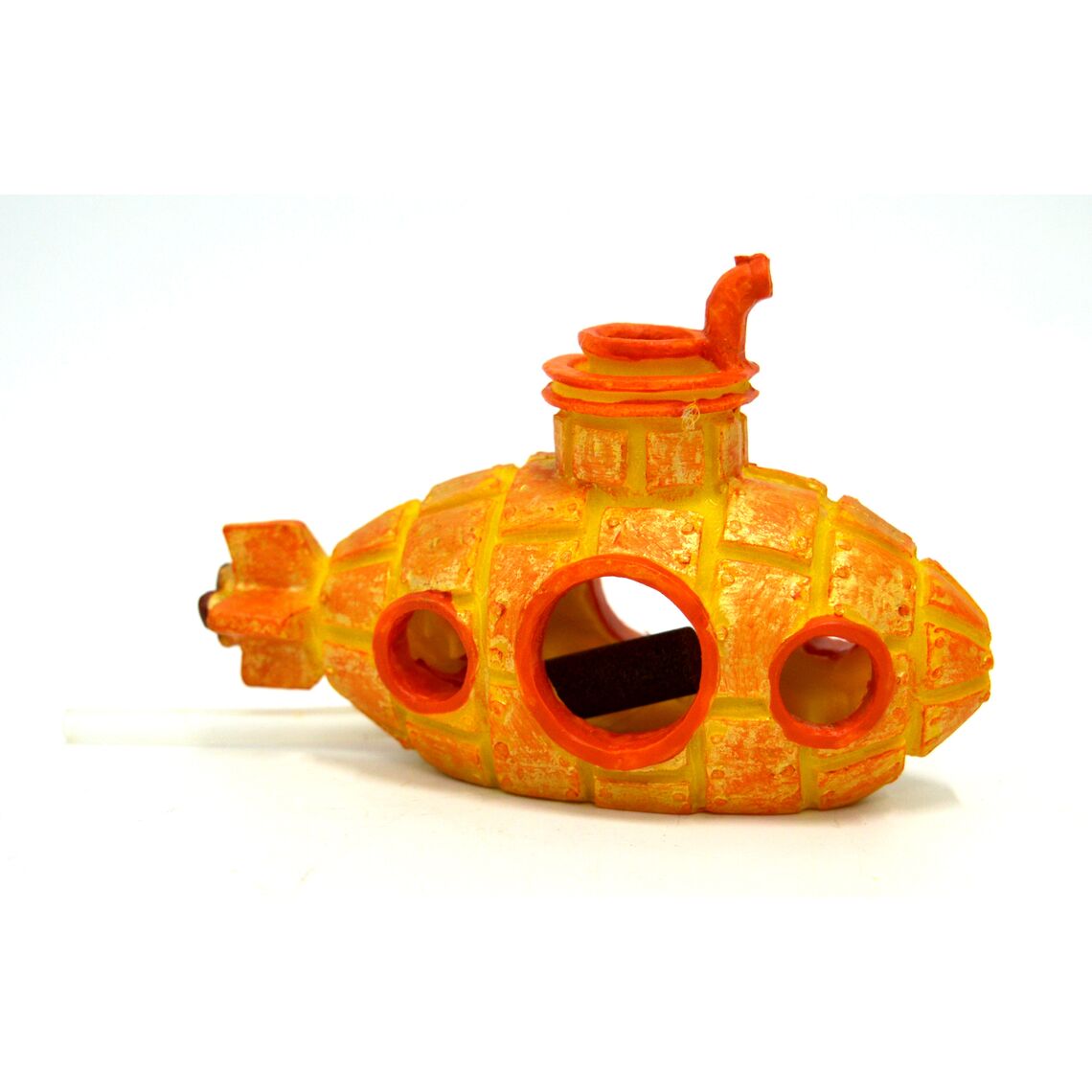 Грот с распылителем воздуха "Желтая субмарина" 12.5*6*8.5см (MJA-124)