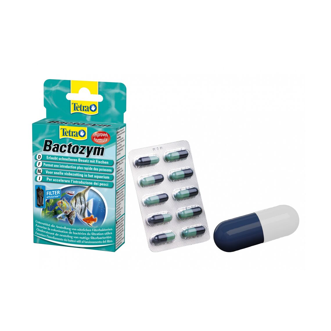 TETRA Bactozym Биостартер бактерии для запуска 1 шт