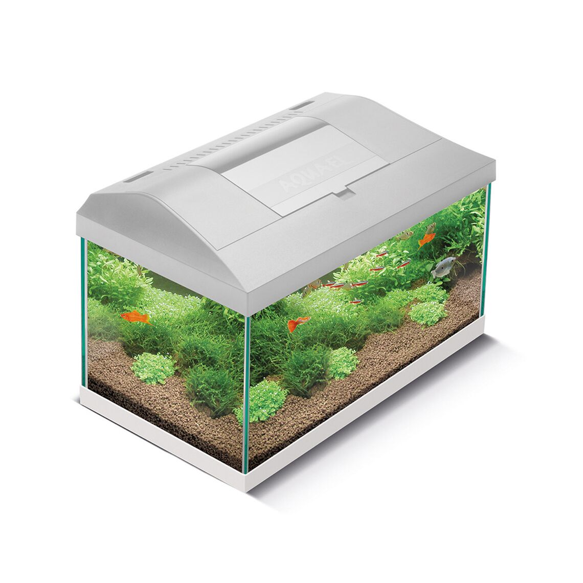 AQUAEL Аквариум LEDDY SET plus 40 прямой белый 25 л фильтер+терморегулятор