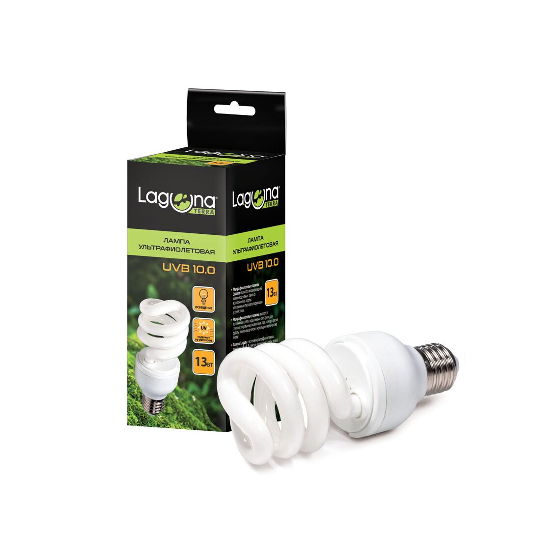 LagunaTerra Лампа УФ UVB 10.0 13 ВТ