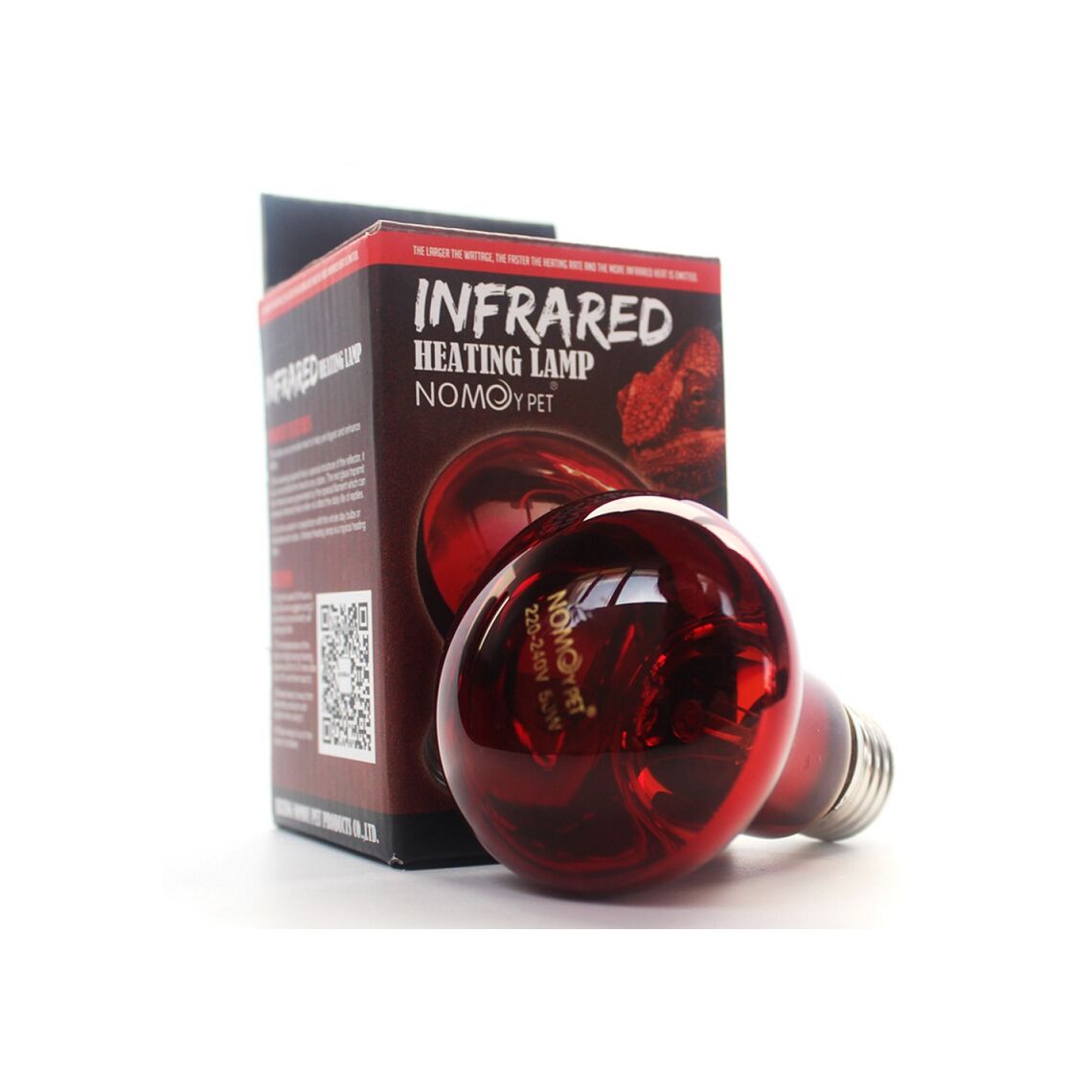 NomoyPet Лампа инфракрасная 7*10см 220В Е27 50ВТ