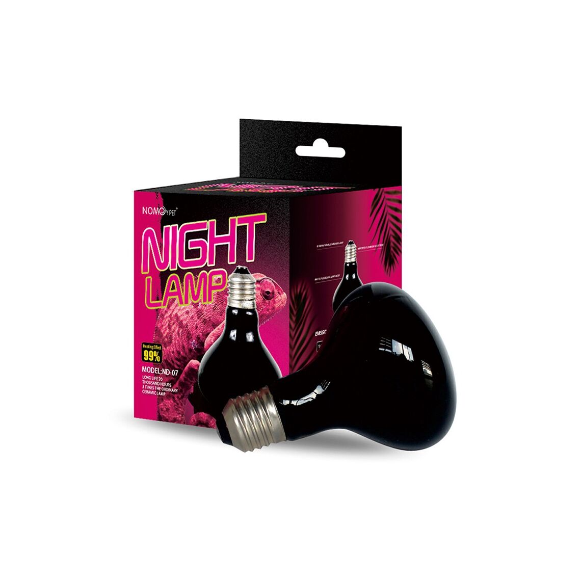 NomoyPet Лампа лунного света 8*11см 220В Е27 25ВТ