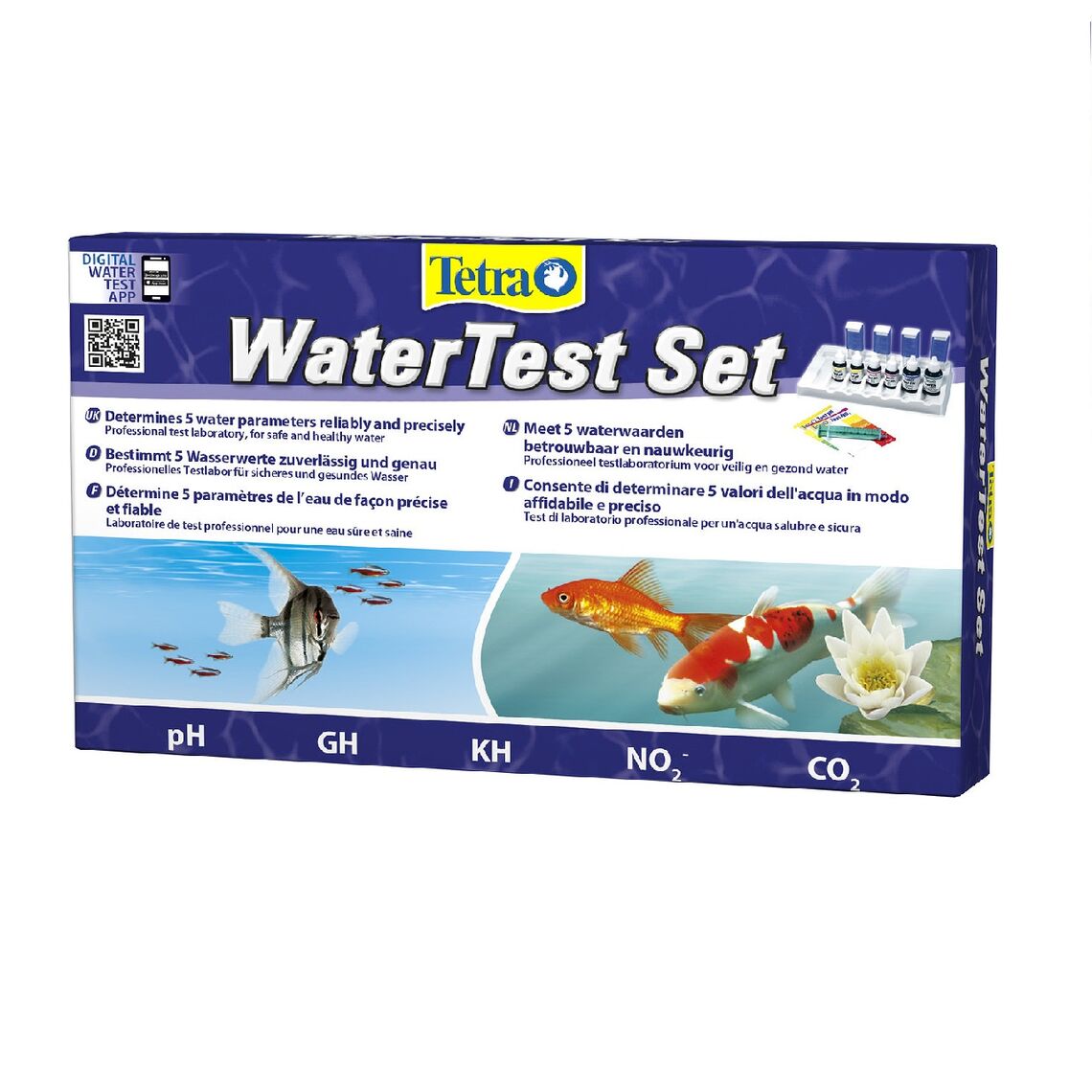 TETRA Набор тестов Water Test GH/kH/NO2/pH/CO2