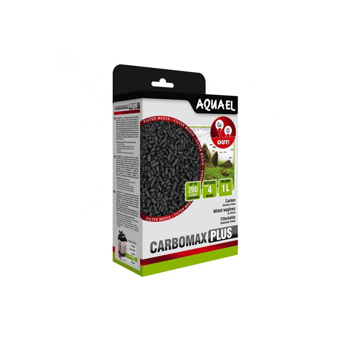 AQUAEL CarboMax активированный уголь 1 литр