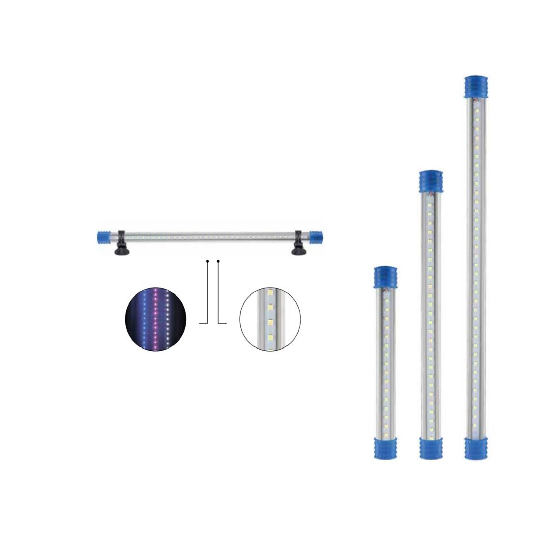 BARBUS Светодиодная лампа 030 Голубая 60см 10,8ВТ