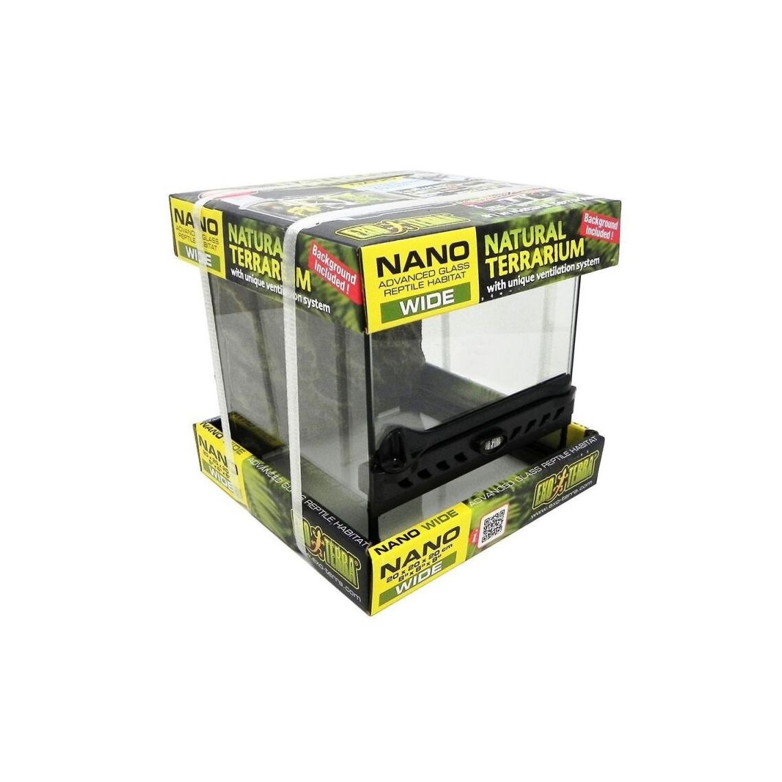 Террариум из силикатного стекла 20*20*20 см EXO TERRA