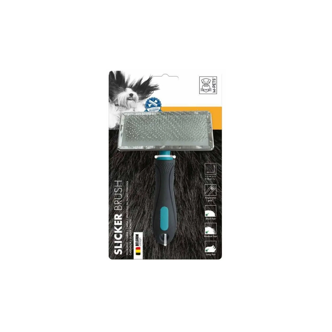 MPets Щетка-сликер пуходерка 12*18см