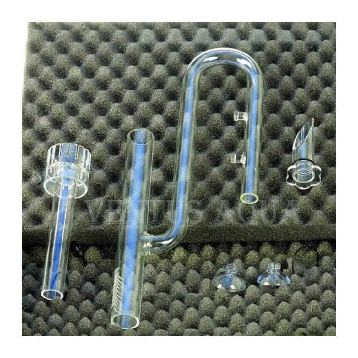 Заборник воды стеклянный совмещенный со скимером для внешних фильтров 16 мм