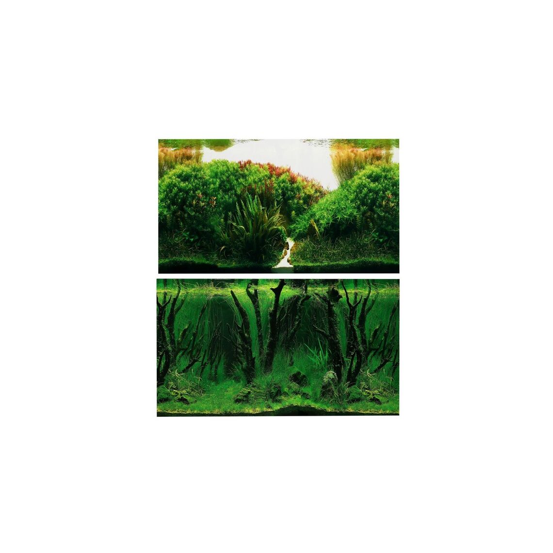 Фон для аквариума двухсторонний, 30 х 50 см 64ВА-1133