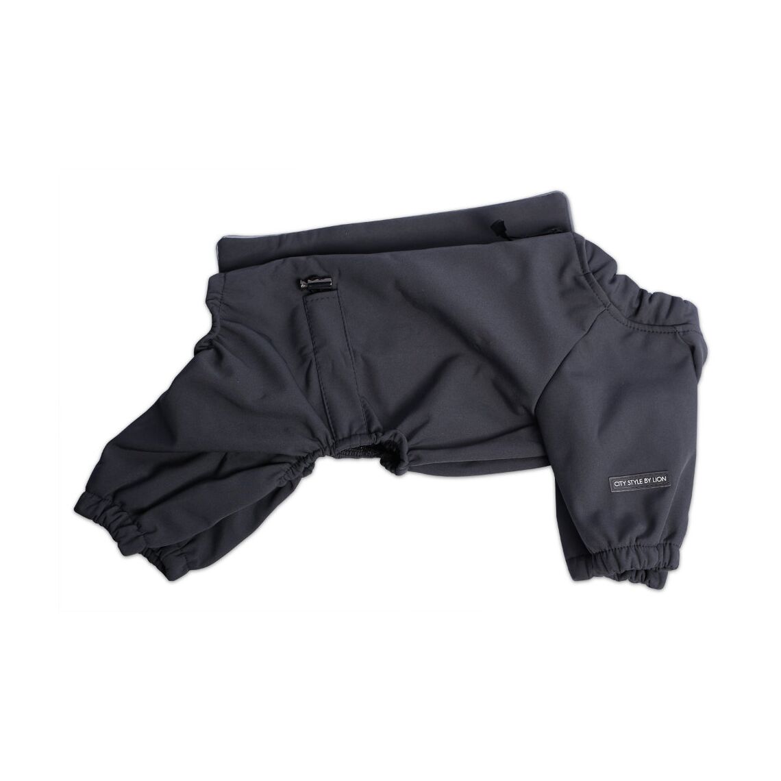 Дождевик для собаки "Spring" утепленный М (спина 27см ) серый