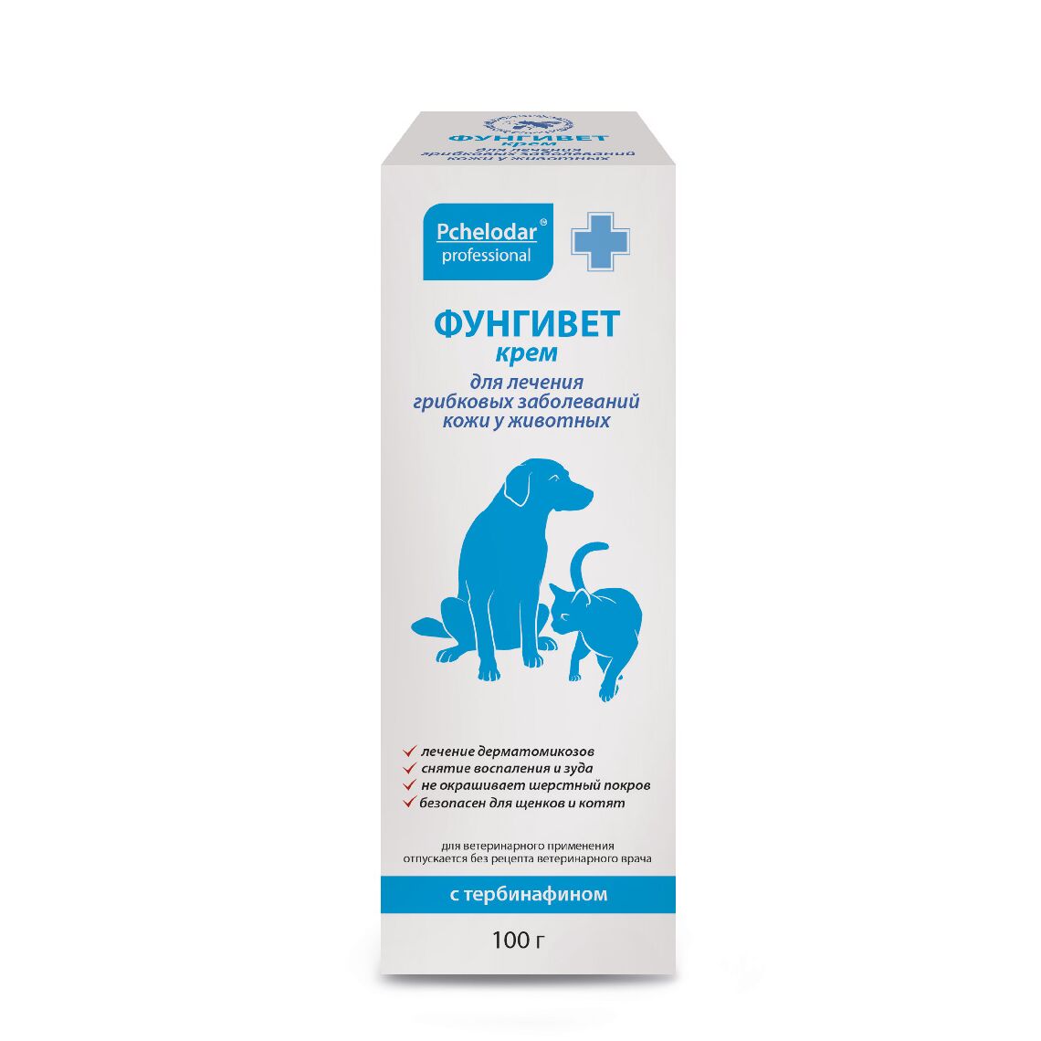 Фунгивет крем для лечения грибковых заболеваний кожи у животных 100 гр