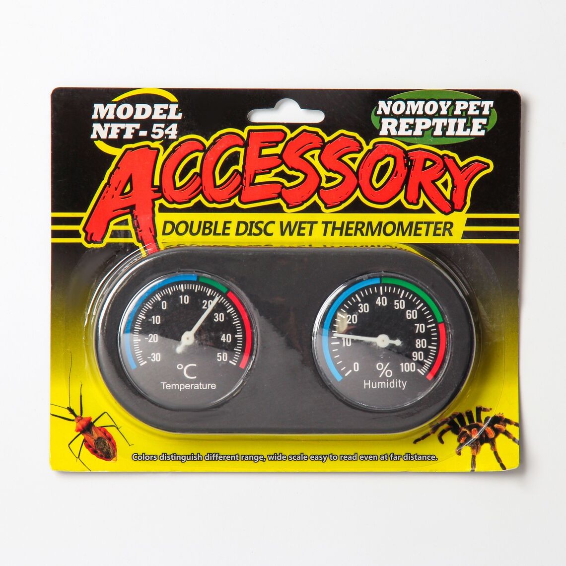 Nomoy Pet Аналоговый термометр + гидрометр для террариума