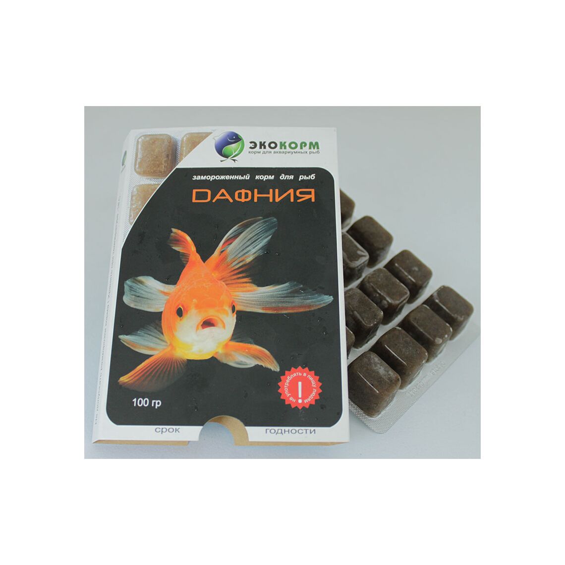 ЭКОКОРМ Дафния замороженный блистер 100мл