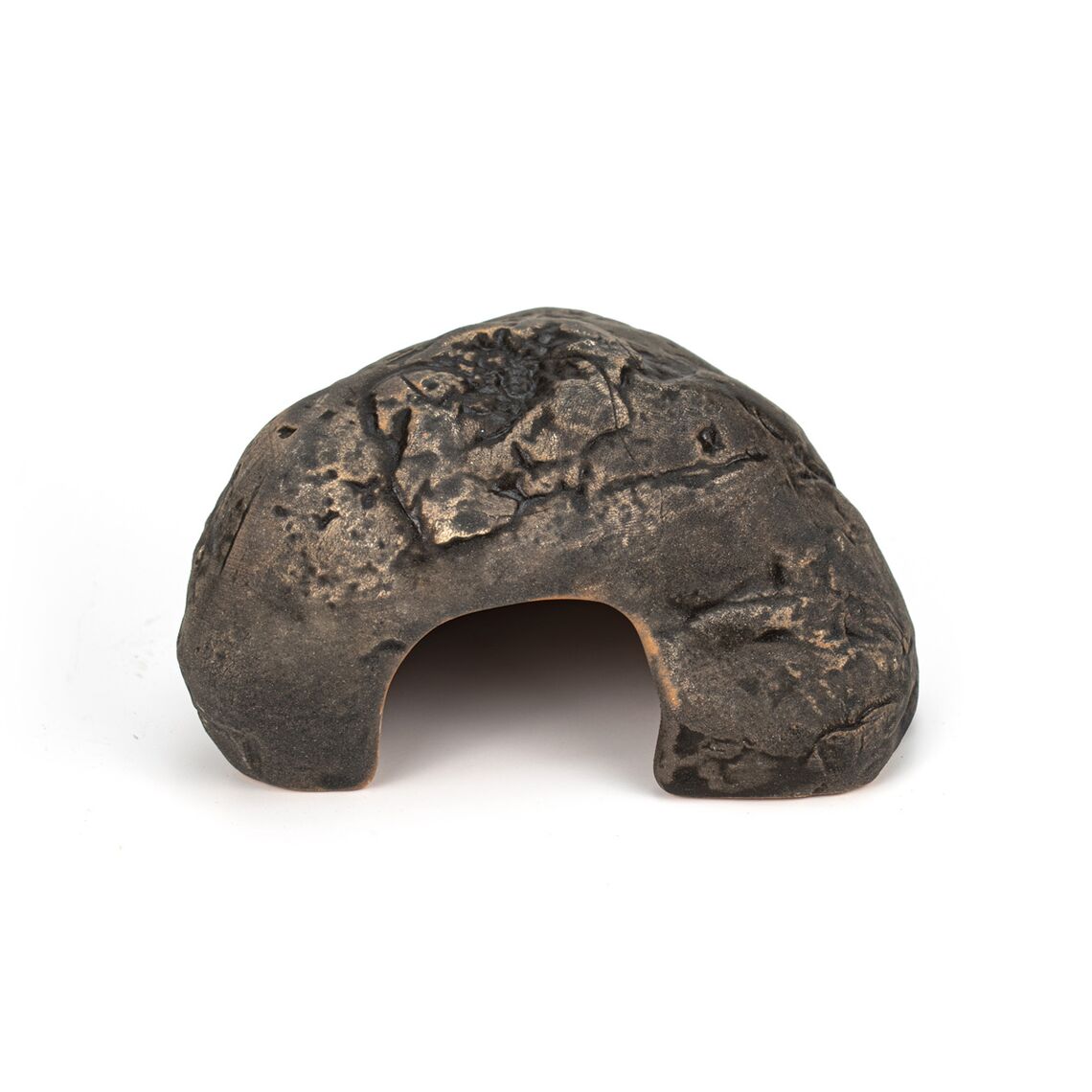 NOVAMARK TERRA Керамическое укрытие Гранит S черная 10*12*7 см