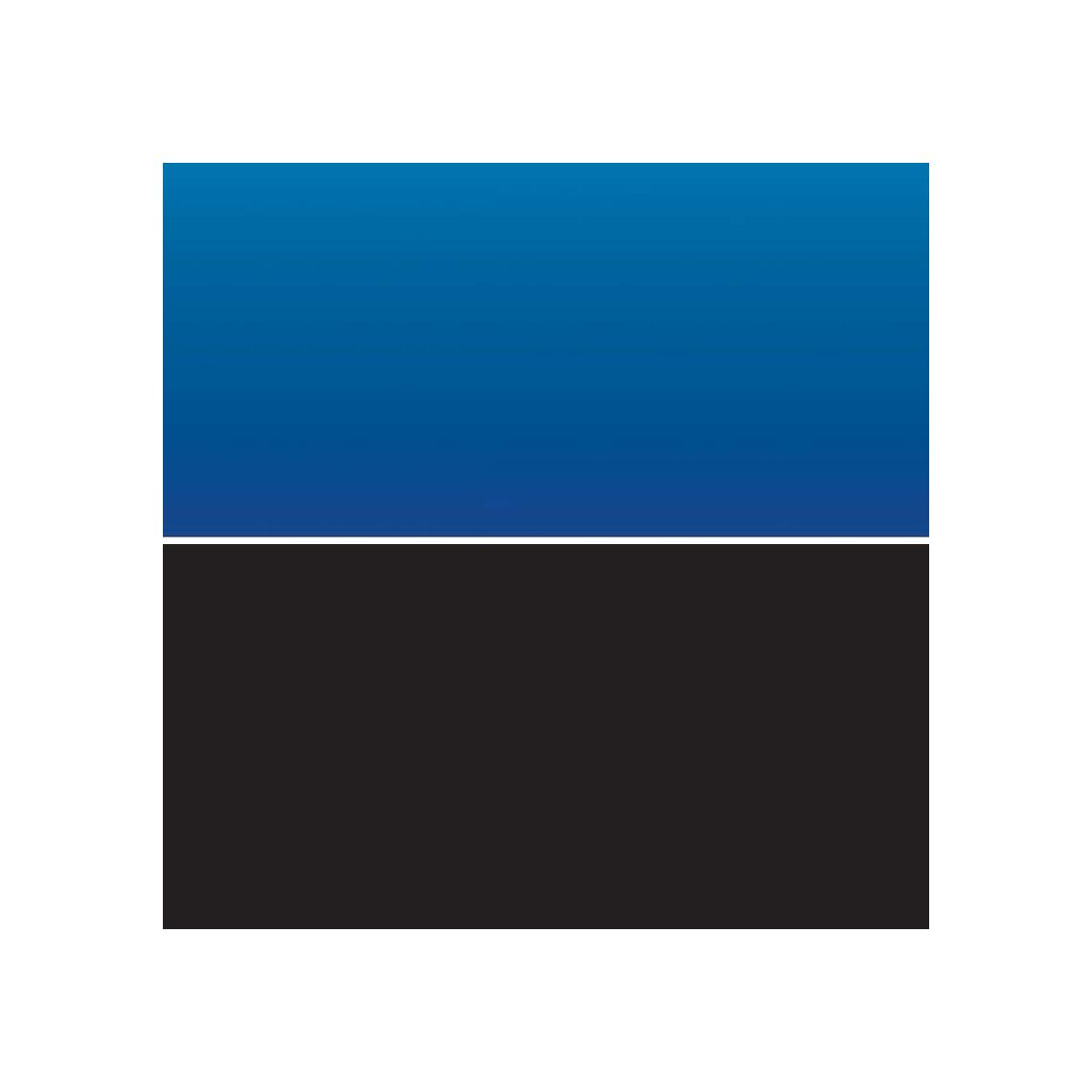 Фон двухсторонний Темная ночь/синее море 30 см