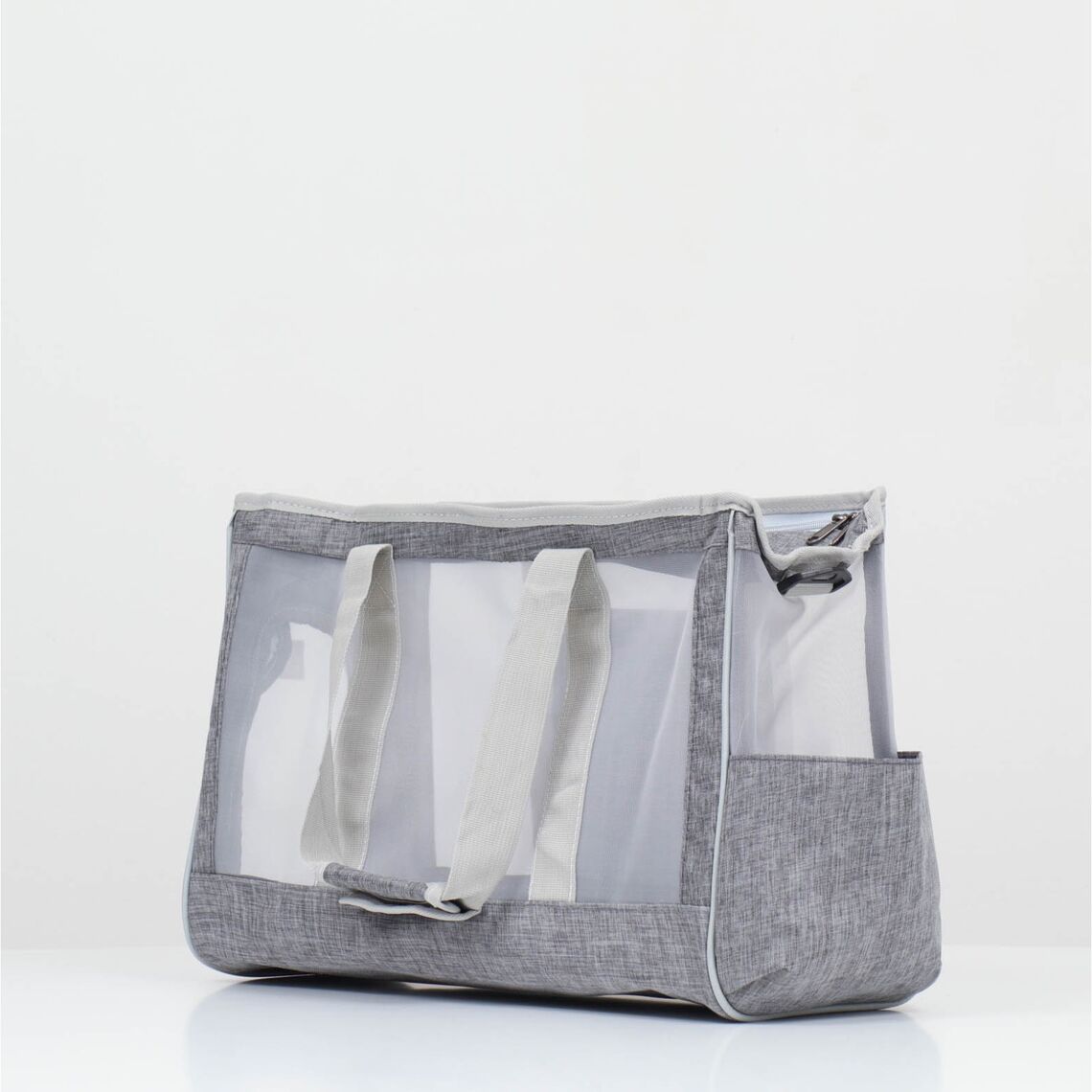 Сумка-переноска Пижон для животных 24x25x41 серая