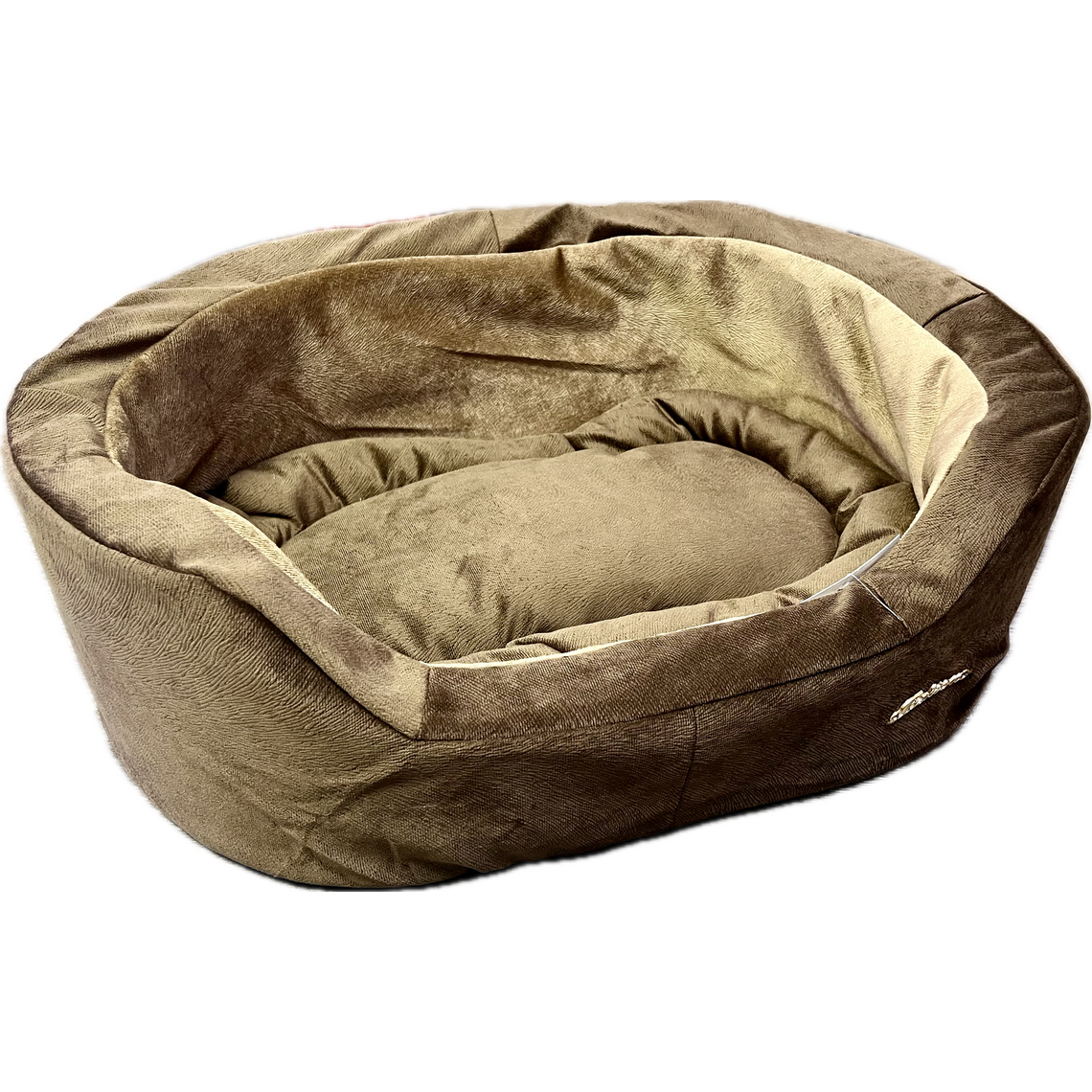 LOORI Лежанка овальный коричневый 55*40*17 см