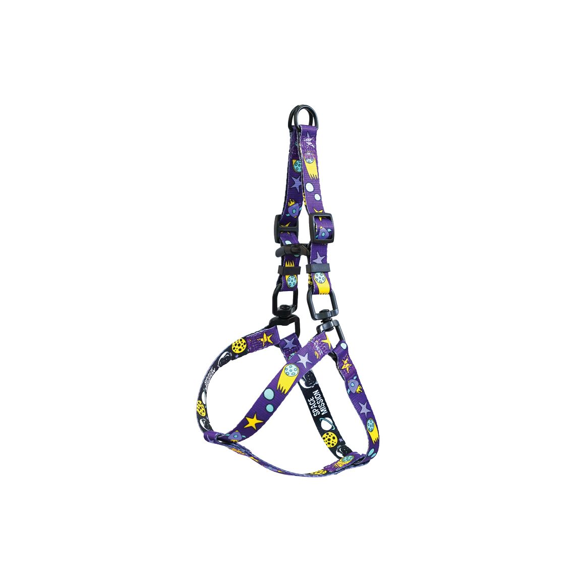 Triol Шлейка двусторонняя нейлоновая "Космос" M, 20*530-770мм, серия BE TRENDY